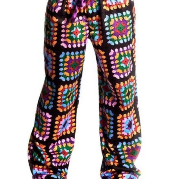 Granny square vintage boho pants - Picture 4 of 8